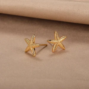 Boucles d'oreilles étoiles de mer