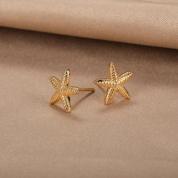 Boucles d'oreilles étoiles de mer