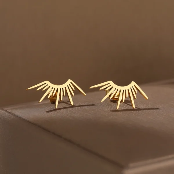 Boucles d'oreilles acier inoxydable – Image 2