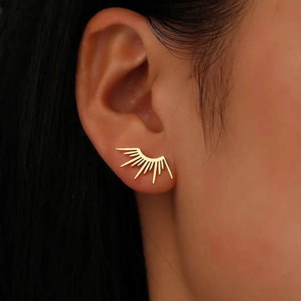 Boucles d'oreilles acier inoxydable