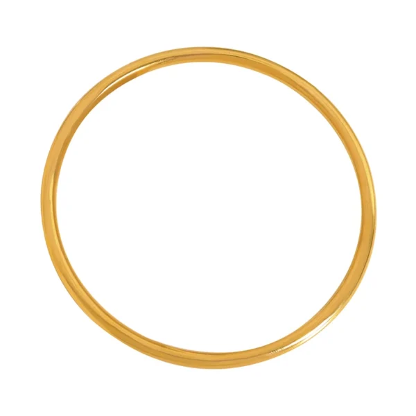 Bracelet jonc doré – Image 6